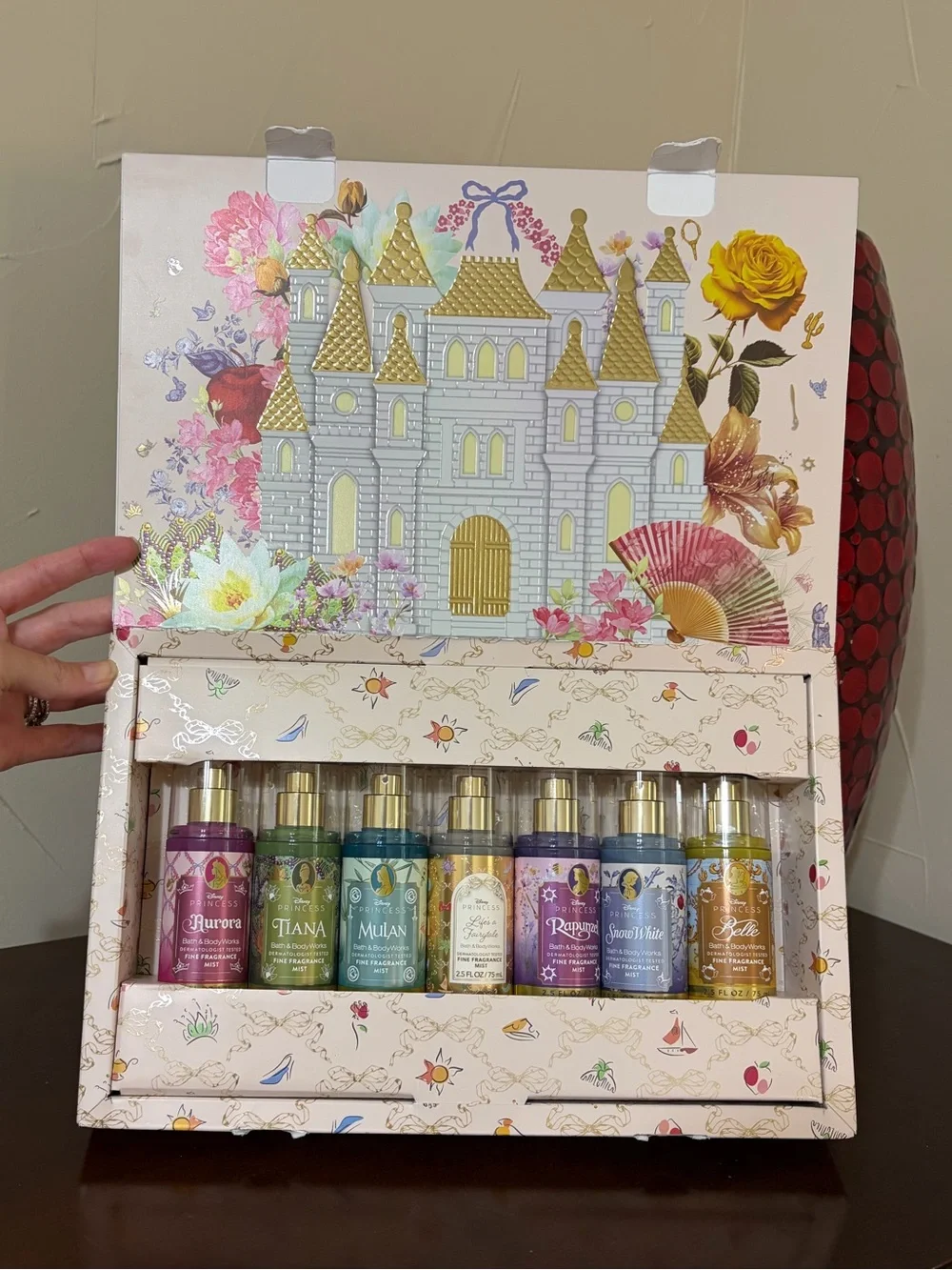 Bath and Body Works Disney Princess 7-piece Mini Fine Fragrance Mist Sampler